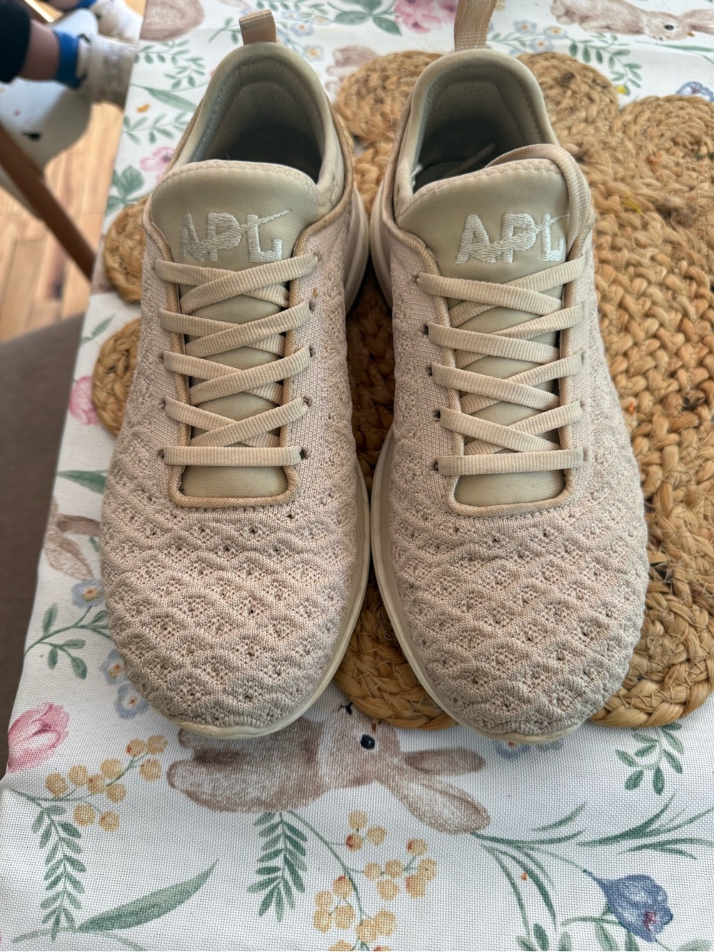 APL Women's Sandstone Knit Lace-Up Sneakers - Beige